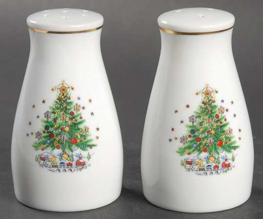 Christmas Eve (Porcelain) Salt & Pepper Set