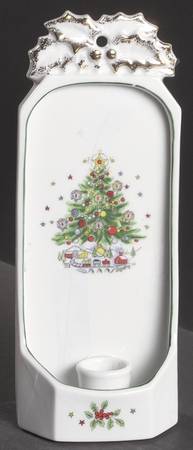 Christmas Eve (Porcelain) Wall Hanging Candleholder