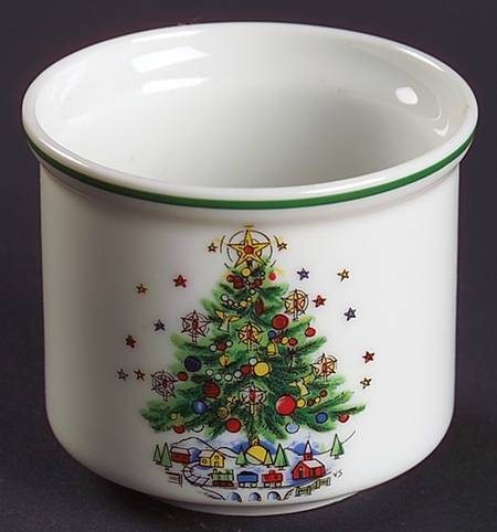 Christmas Eve (Porcelain) Votive Candleholder