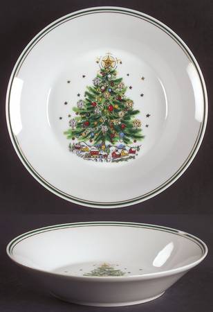 Christmas Eve (Porcelain) Coupe Soup Bowl