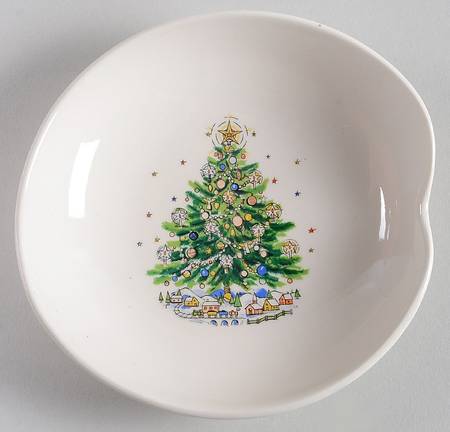 Christmas Eve (Earthware, Lattice) Nut Dish