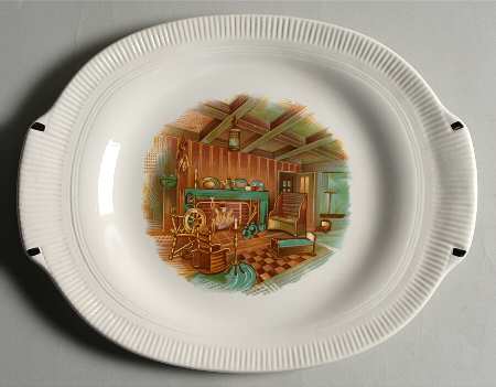 Colonial Fireside 13" Oval Serving Platter