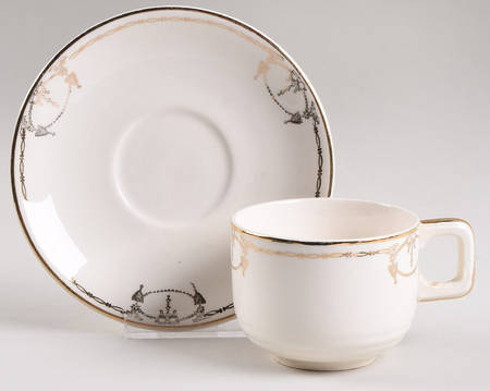 Commodore Flat Cup & Saucer Set