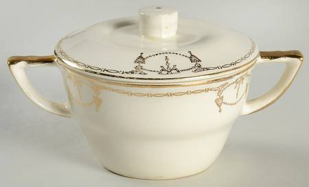 Commodore Sugar Bowl & Lid