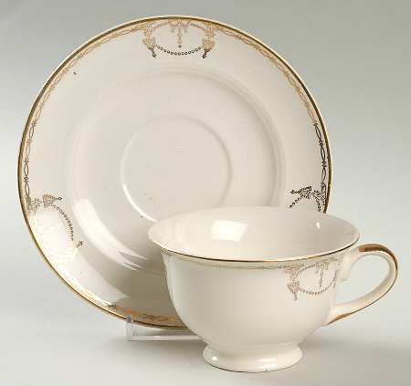 Commodore Footed Cup & Saucer Set