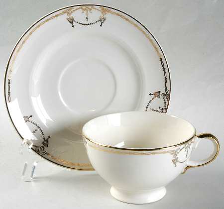 Commodore Footed Cup & Saucer Set