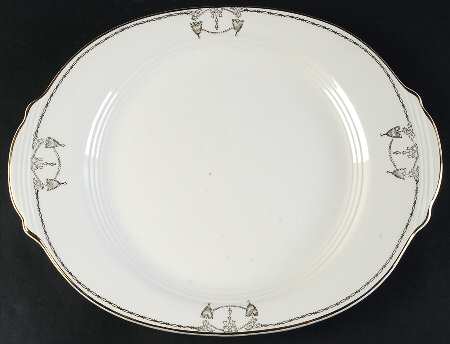 Commodore 13" Oval Serving Platter
