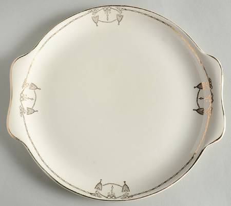 Commodore Handled Cake Plate