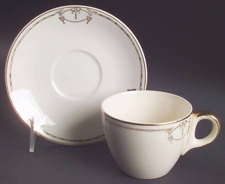 Commodore Flat Cup & Saucer Set