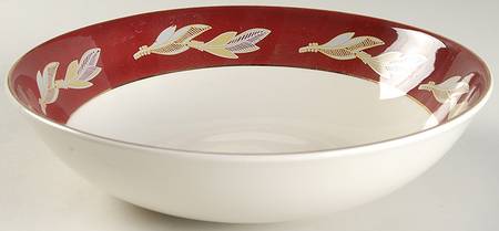Coronation Red 9" Round Vegetable Bowl