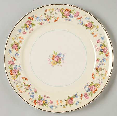Debutante Luncheon Plate