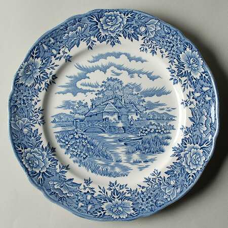 English Village Blue by Salem