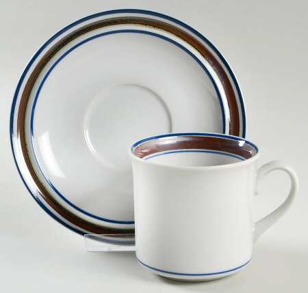 Georgetown Flat Cup & Saucer Set