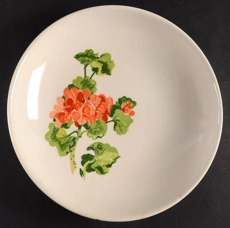 Geranium Coupe Soup Bowl