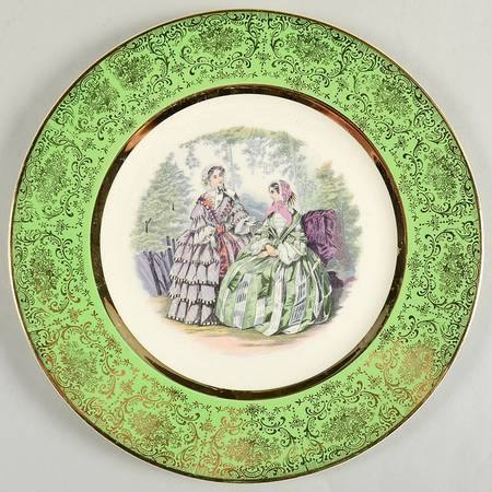 Godey Prints Service Plates Service Plate (Charger)