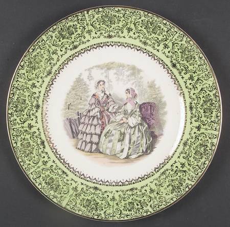 Godey Prints Service Plates Service Plate (Charger)