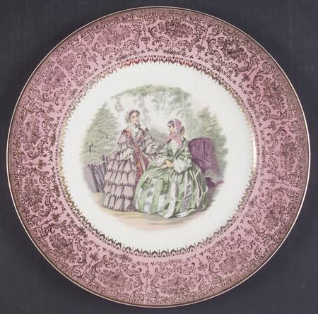 Godey Prints Service Plates Service Plate (Charger)