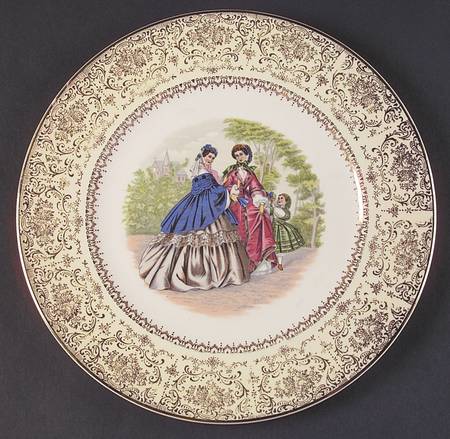 Godey Prints Service Plates Service Plate (Charger)