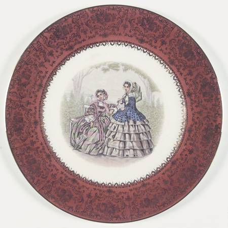 Godey Prints Service Plates Service Plate (Charger)