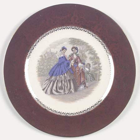 Godey Prints Service Plates Service Plate (Charger)