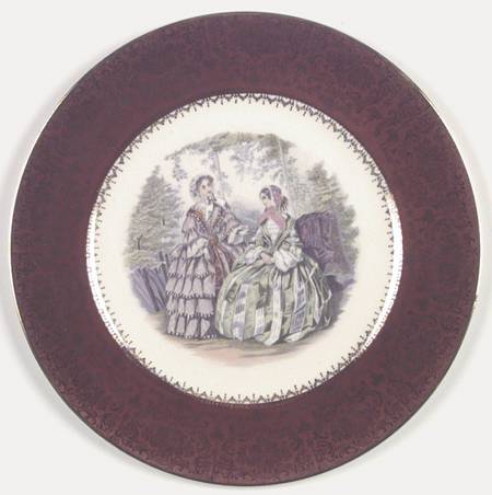 Godey Prints Service Plates Service Plate (Charger)
