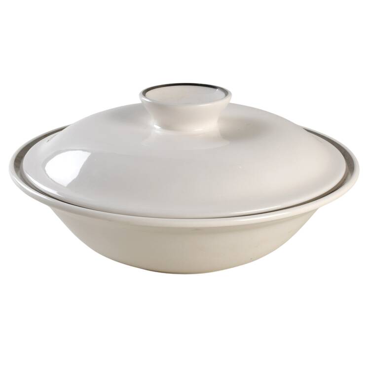 Heirloom Platinum Round Covered Vegetable