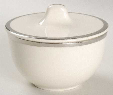 Heirloom Platinum Sugar Bowl & Lid