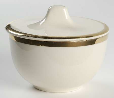 Heirloom Gold Sugar Bowl & Lid