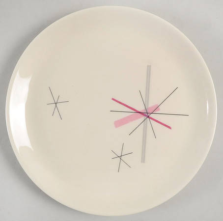 Hop Scotch Pink Bread & Butter Plate