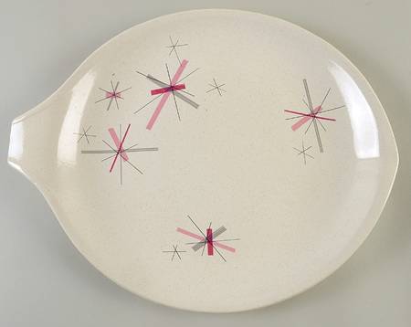 Hop Scotch Pink 14" Oval Serving Platter