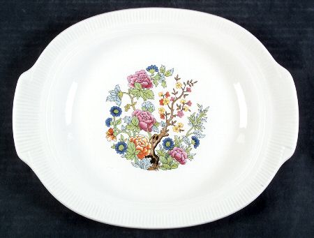 Indian Tree (Victory Shape) 11" Oval Serving Platter