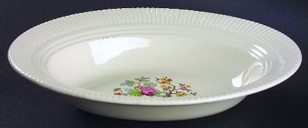 Indian Tree (Victory Shape) 9" Oval Vegetable Bowl