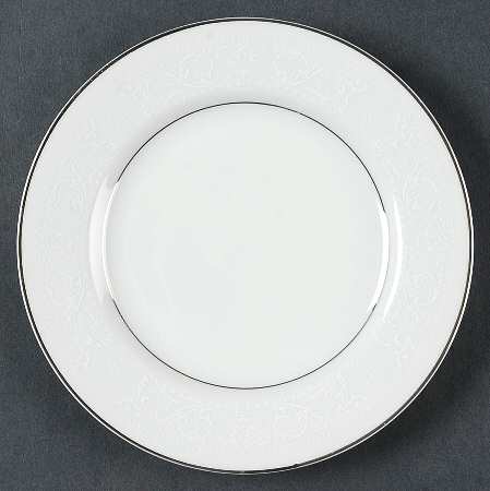 Lace Bouquet (Platinum Trim) Bread & Butter Plate