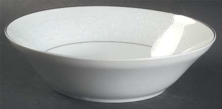 Lace Bouquet (Platinum Trim) Coupe Cereal Bowl