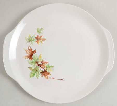 Maple Leaf 13" Chop Plate (Round Platter)