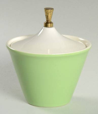 Maple Leaf Sugar Bowl & Lid