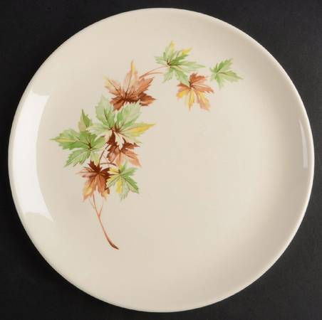 Maple Leaf Salad Plate