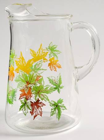 Maple Leaf 72 Oz Glassware Ice Lip Pitcher