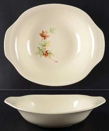 Maple Leaf 8" Round Vegetable Bowl