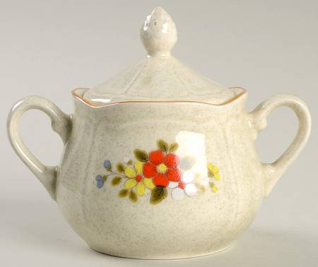 Meadow Sugar Bowl & Lid