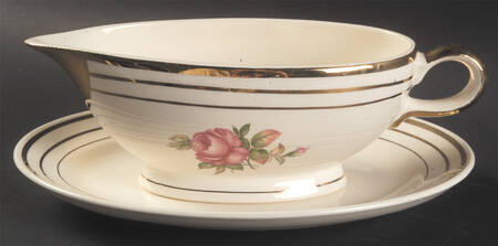 Mt Vernon Gravy Boat & Underplate