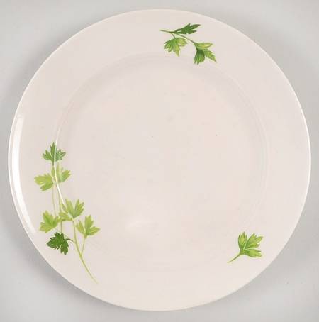 Parsley Bread & Butter Plate