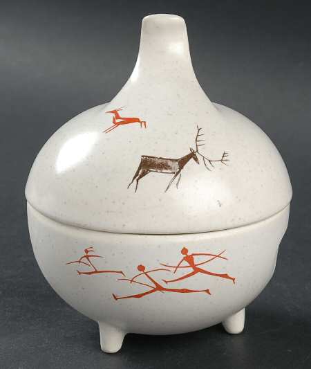 Primitive Sugar Bowl & Lid