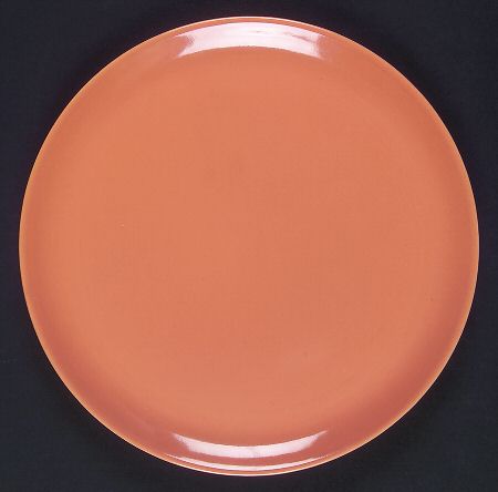 Ranch Style Maple Red Luncheon Plate