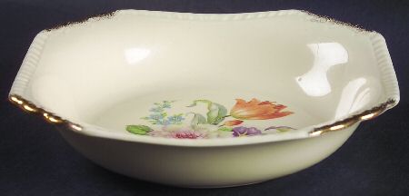 Rust Tulip 8" Round Vegetable Bowl