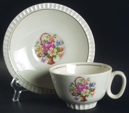 Sampler Flat Cup & Saucer Set