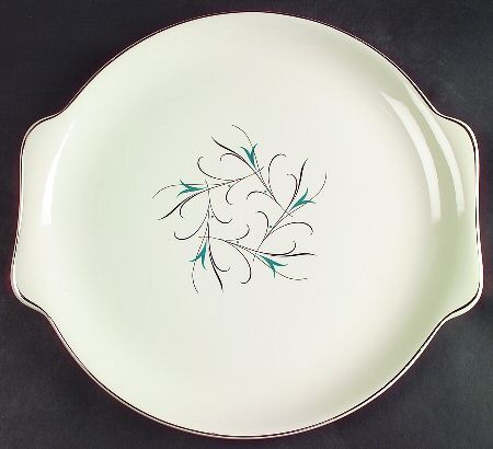 Simplicity Turquoise 12" Handled Chop Plate (Round Platter)
