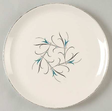 Simplicity Turquoise Luncheon Plate