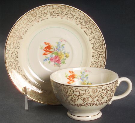 Sovereign Footed Cup & Saucer Set