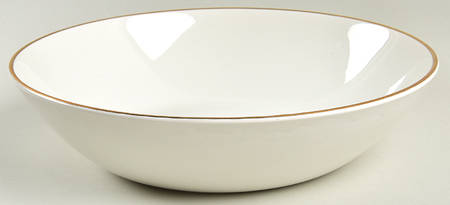 Symphony In Gold 9" Round Vegetable Bowl
